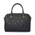 Kuilted women's Tote Bag Black Quilted Nappa Bags