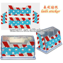 custom-tailor name card box acrylic diamond sticker/acrylic sticker/acrylic stone sticker