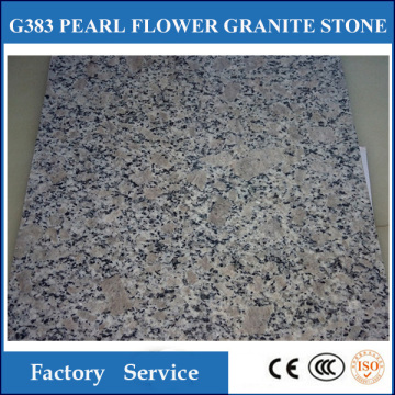 Polished G383 Granite stone Pearl Flower stone