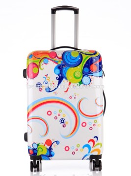 PC+ABS Kids Suitcase Women's Nice Printing Lightweight Suitcases Sale