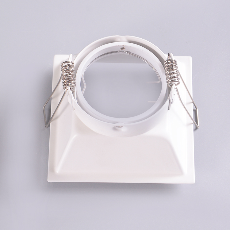 Indoor ceiling adjustable led square anti-glare aluminum downlight
