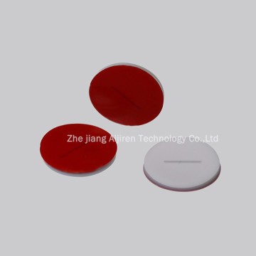 S1022 Pre-slit red PTFE/white Silicone septa