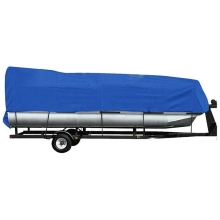 600D Pontoon Boat Cover - Dustproof Polyester 17-19ft Universal Boat Cover