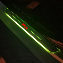 Custom USB Car Logo LED Colorful Welcome Pedal Light