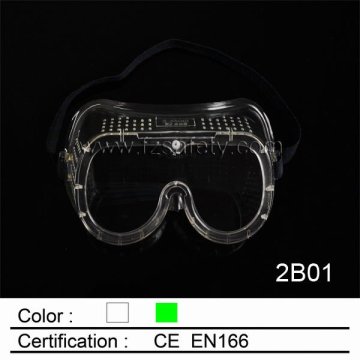 PVC frame safety goggle with CE