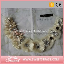 2016 High Quality Embroidery Designs Collar Black Lace Collar