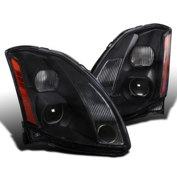 Auto Headlights Projector Black Replacement for Nissan Maxima 2004-2006