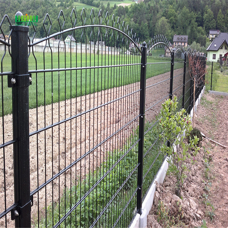 PVC Coated Double Horizontal Panel Fence