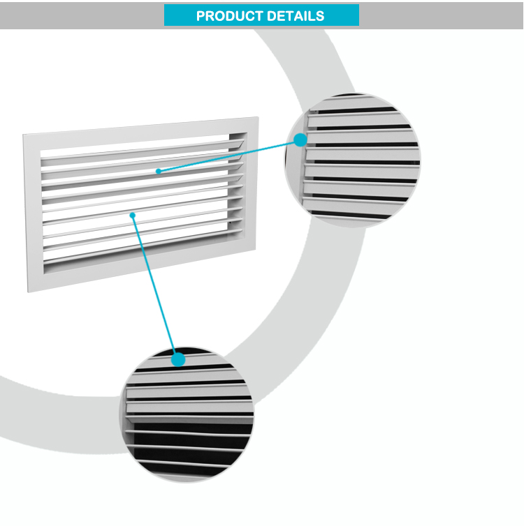 HVAC Supply Ceiling Adjustable Air Diffuser