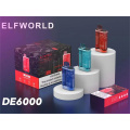 Neues Design ElfWorld DE6000 Einweg -Vape -Gerät