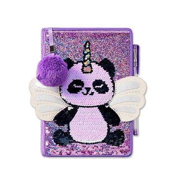 PANDACORN FLIP SEQUIN NOTEBOOK-0