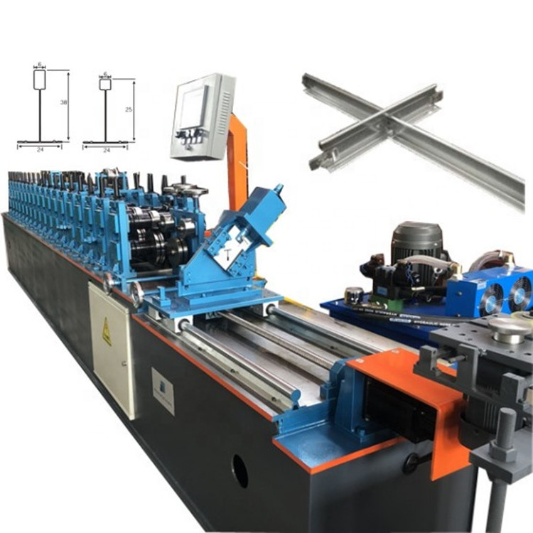 Slotted angle steel trim roll forming machine iron steel bar V shaped roll forming machine