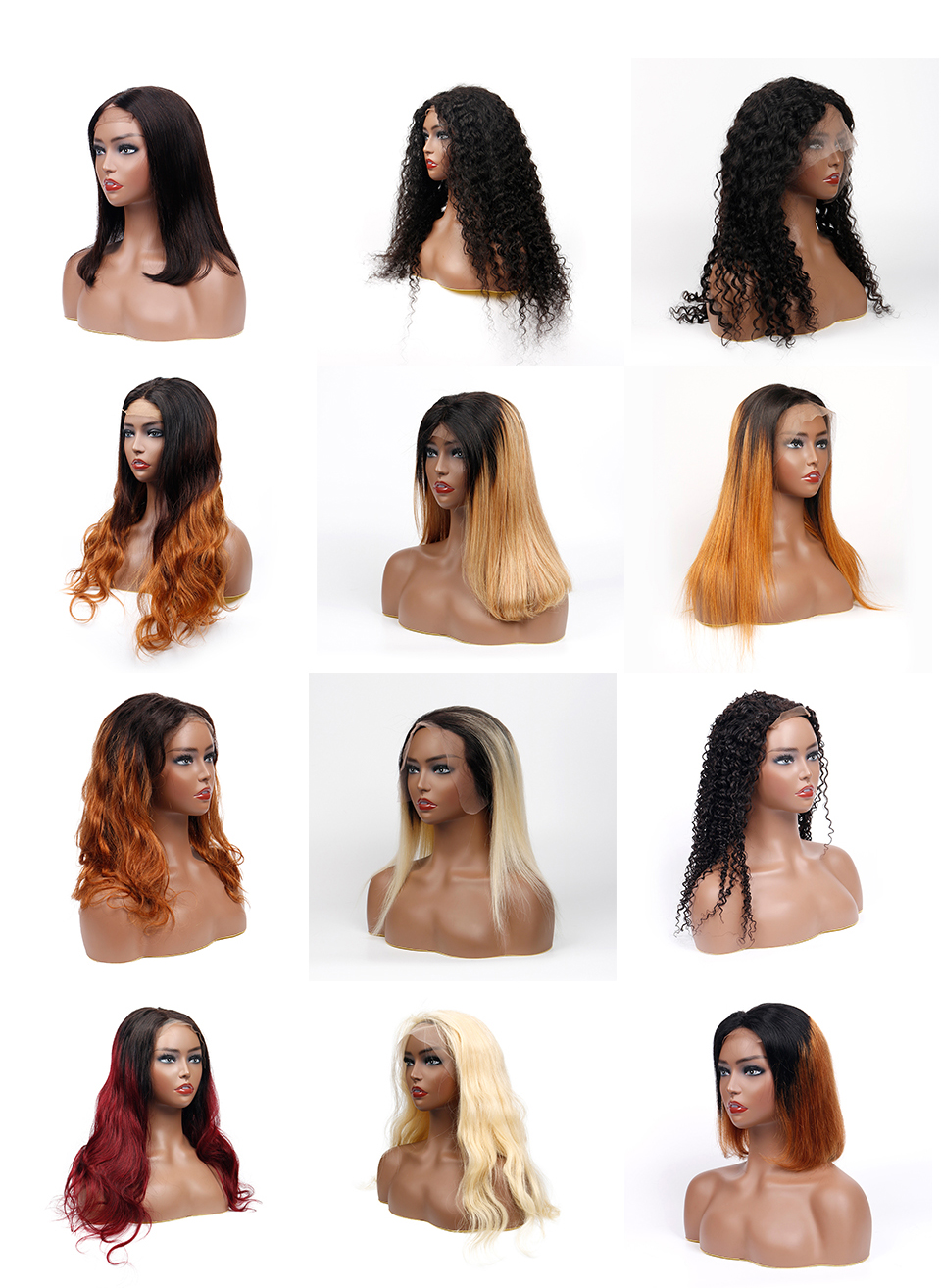 Wholesale 100% Virgin Hair Hd Transparent Swiss Lace Wigs ,Brazilian Curly Lace Front Wig, 360 Hd Lace Frontal Human Hair Wigs