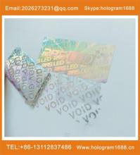 void seal hologram label