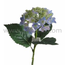 Artificial hydrangea with buds fabric artificial hydrangea silk hydrangea single stem with high quality for home decoration