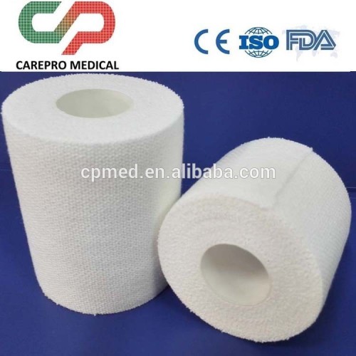 cutted edge White 100% pure cotton Elastic Adhesive Bandage