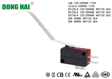 Micro Switch Recommended Channel SPDT