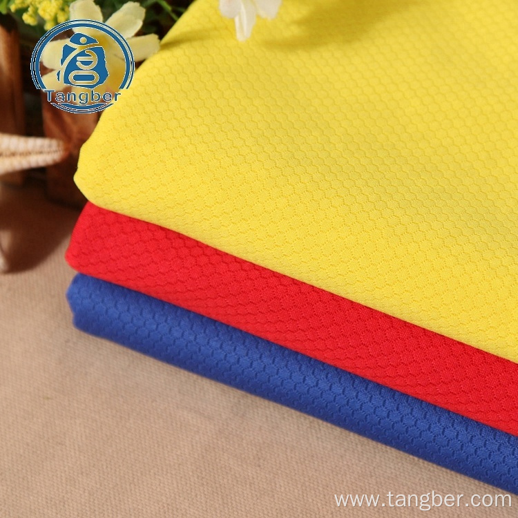 100% polyester football jersey fabric for tracksuit