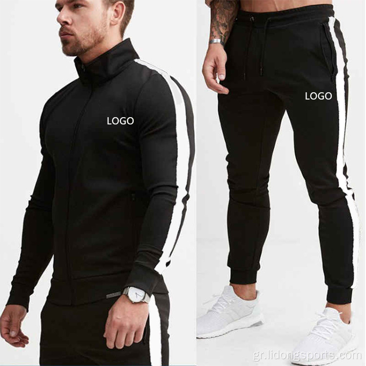 Χονδρικό έθιμο τρέξιμο jogger tracksuit άνδρες νέο σχέδιο