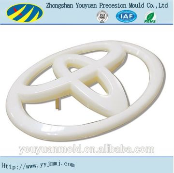 Plastic injection products molding molded parts car badge