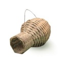 Percell Vase geformtes mittleres Rattan-Vogelnest