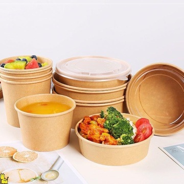 Paper soup bowl takeaway disposable restaurant takeout bowl