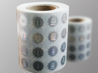 security holographic stickers holographic diffraction film