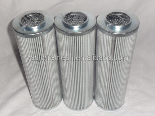 OEM lubrication Oil system stainless steel wire mesh pleated hydraulic filter cartridge return hydraulic oil filter element