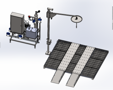 Cleaning Pharmaceutical Machine IBC Moveable washing station