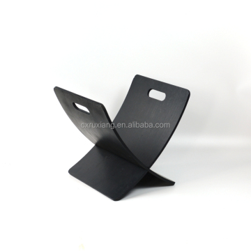 Desktop Bend Wooden Magazine and Book Holder Rack