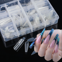 Extra Long Dual Form Nail Tips for Quick French Manicures