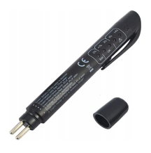 Portable Brake Liquid Tester Pen: LED Display for Quick DOT3 & DOT4 Brake Fluid Checks, Moisture Detection