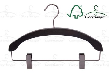 Semi-Rounded Pants Hanger with Metal Clip Ship by Sea