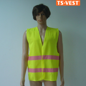 Colorful Reflector Hi Vis Yellow Security Waistcoat