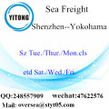 Consolidação de LCL do porto de Shenzhen a Yokohama