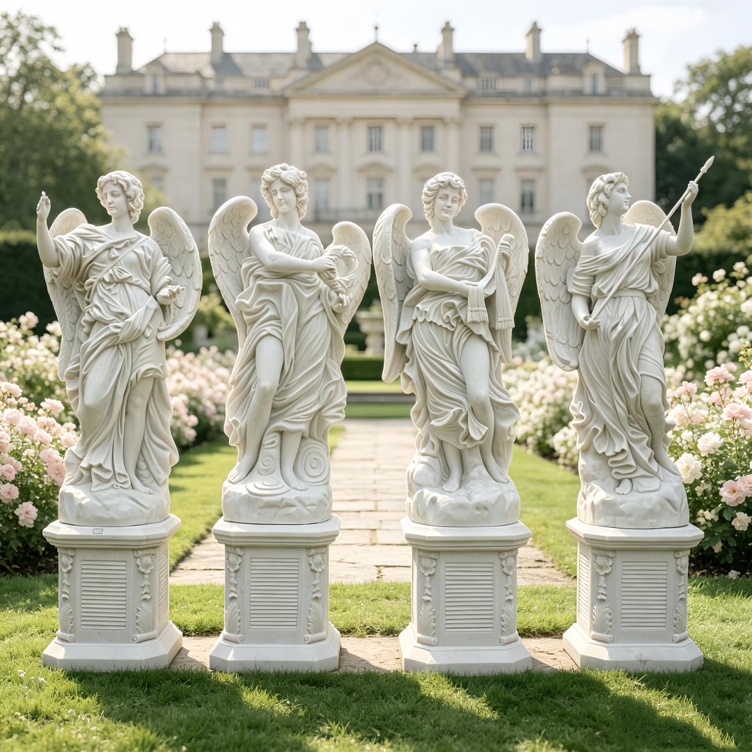 estátuas de fontes de luxo ao ar livre luxury-outdoor-fountain-statues