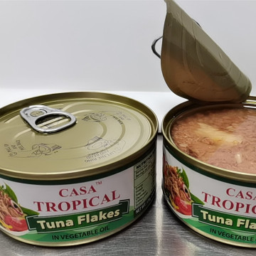 Tropical Canned Tuna Flakes In Vegetable Oil