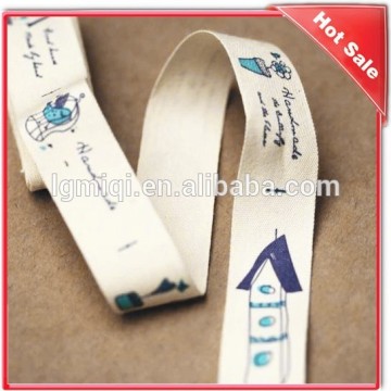 custom printed cotton ribbon