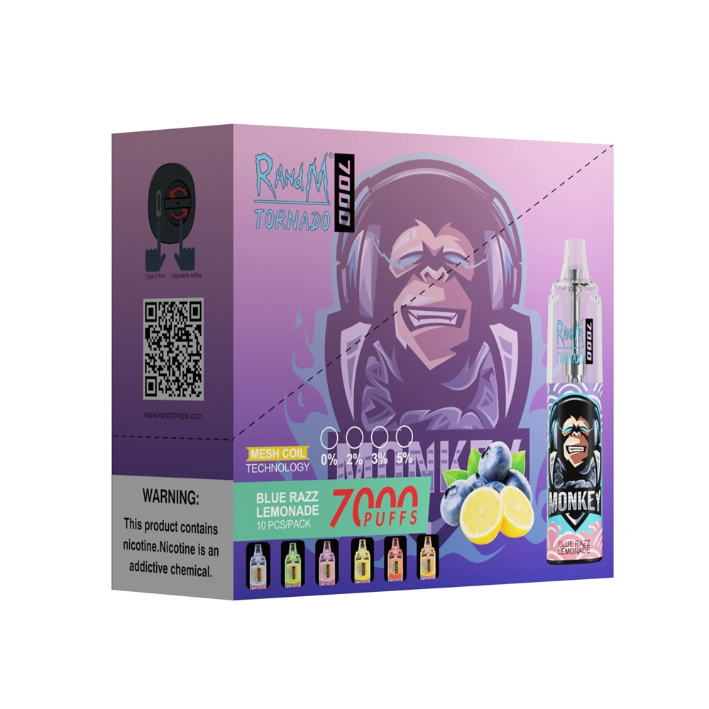 Spuenien disposable Randm Tornado 7000 puffs Grape China Fabrikant