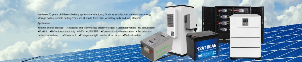 Hot Sale Recarregável 60V 120AH Bateria de lítio para sistemas de energia elétrica