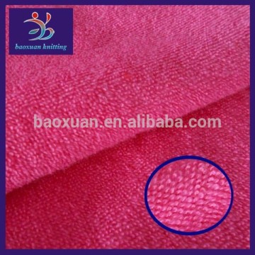 100 polyester knitting microfiber terry fabric