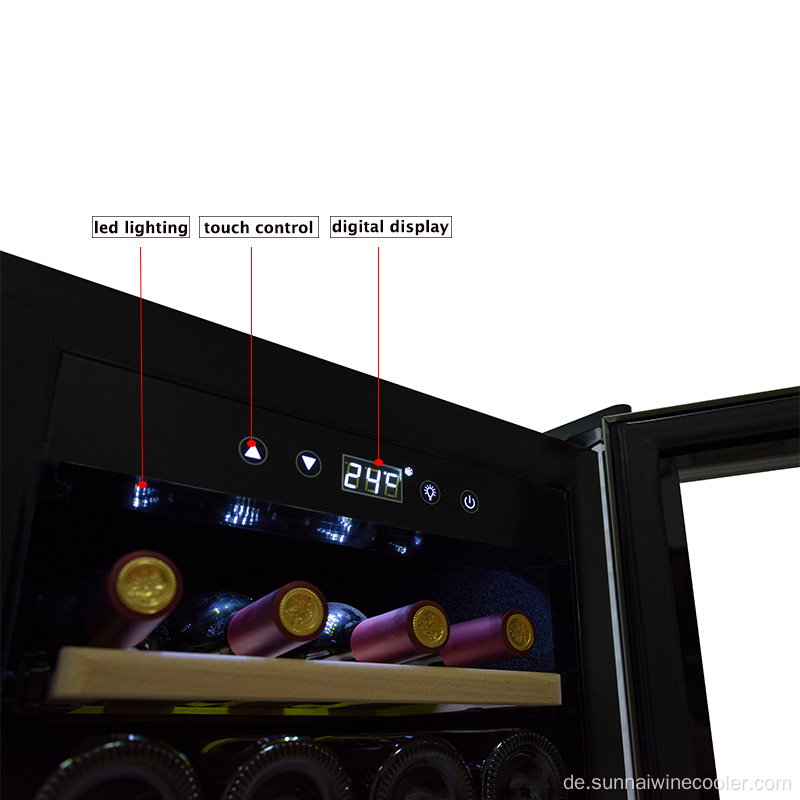 Customized Desktop Direct Cooling 12 Flaschen Weinkühlschrank