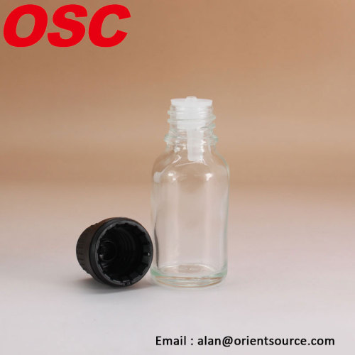 clear glass essential oil bottle clear glass dropper bottle with tamper evident cap