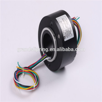 through bore slip ring OD99mm ID38.1mm 10-15A/ring slip ring flanges