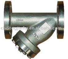 Flanged y type strainer