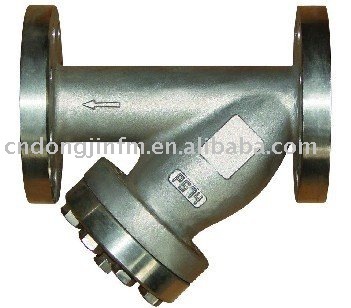 Flanged y type strainer