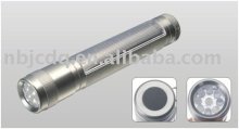 Envrionmental plastic cheap solor flashlight