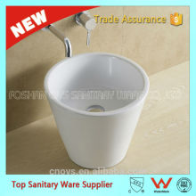 sanitary hot sale art free counter top basin