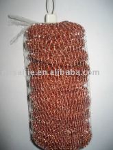 copperized scourer, metal scrubber, scouring pads