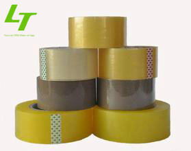 Transparent single side adhesive bopp pcking tape